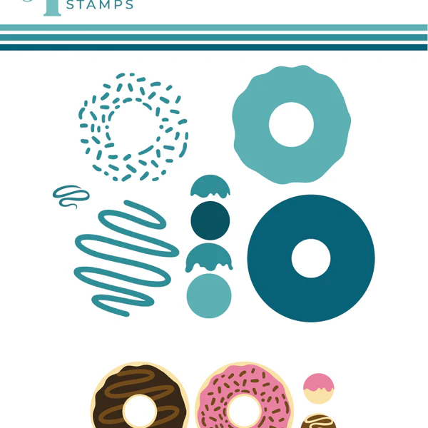 Tiny Donut Dipper Die Set