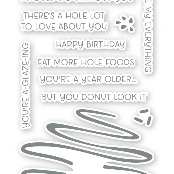 A-GLAZE-ing 4x8 Stamp Set