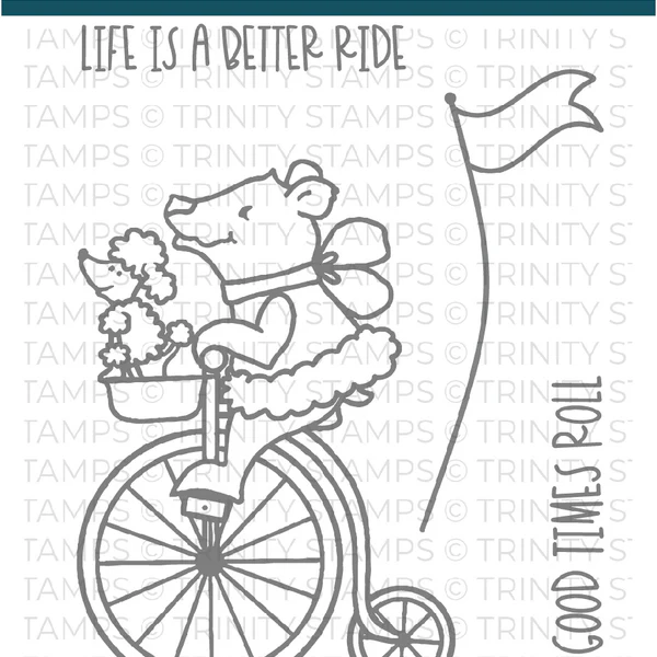 Circus Bear 3x4 Stamp Set
