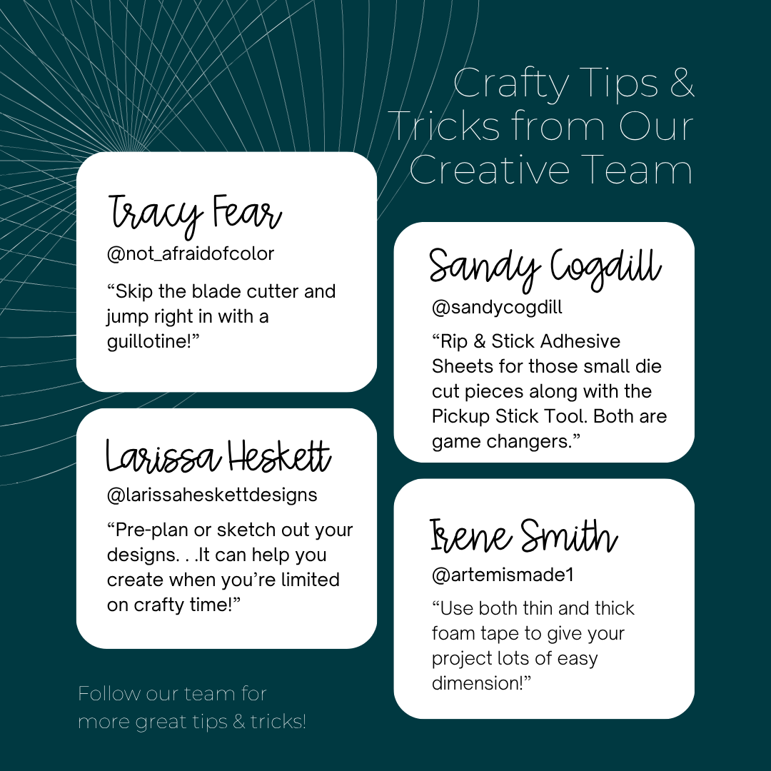 Tips & tricks from our Creative Team