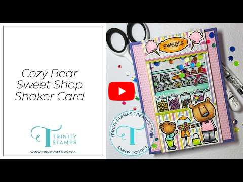 Cozy Bear Sweet Shop Shaker Card