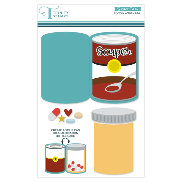 Soup Can-Shaped Card Die Set