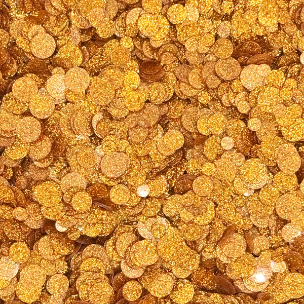 Orange Sparkle Spots Confetti Embellishments