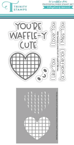 A Waffle Lot 4x4 Stamp & Stencil Set