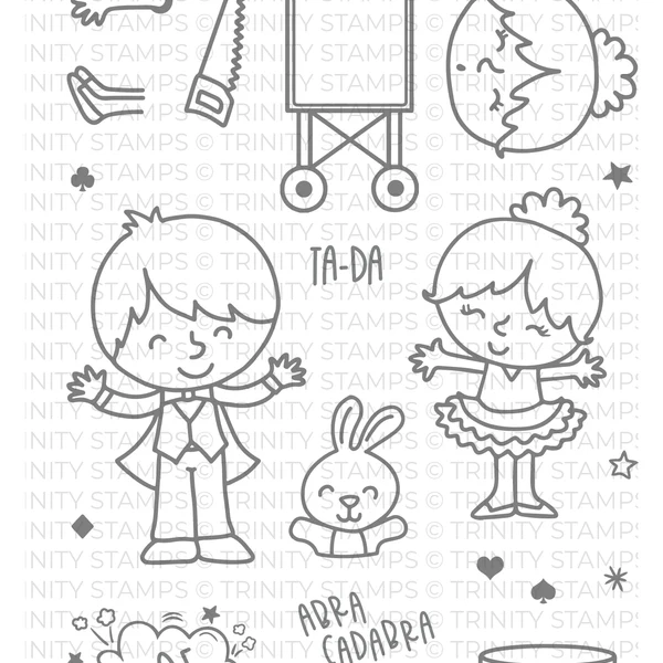 Abracadabra 4x6 Stamp Set