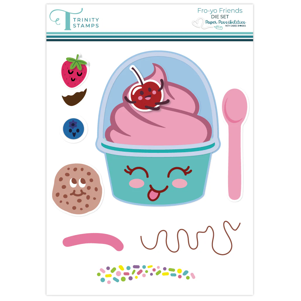 Fro-Yo Friends Die Set - Carrie Rhoades Collection