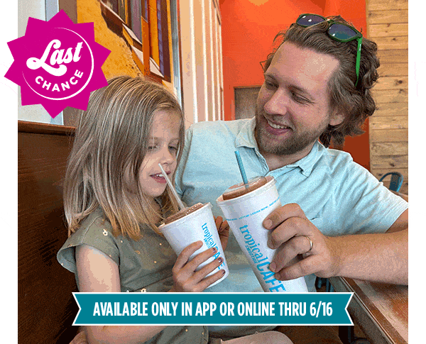 LAST CHANCE. AVAILABLE ONLY IN APP OR ONLINE THRU 6/16.