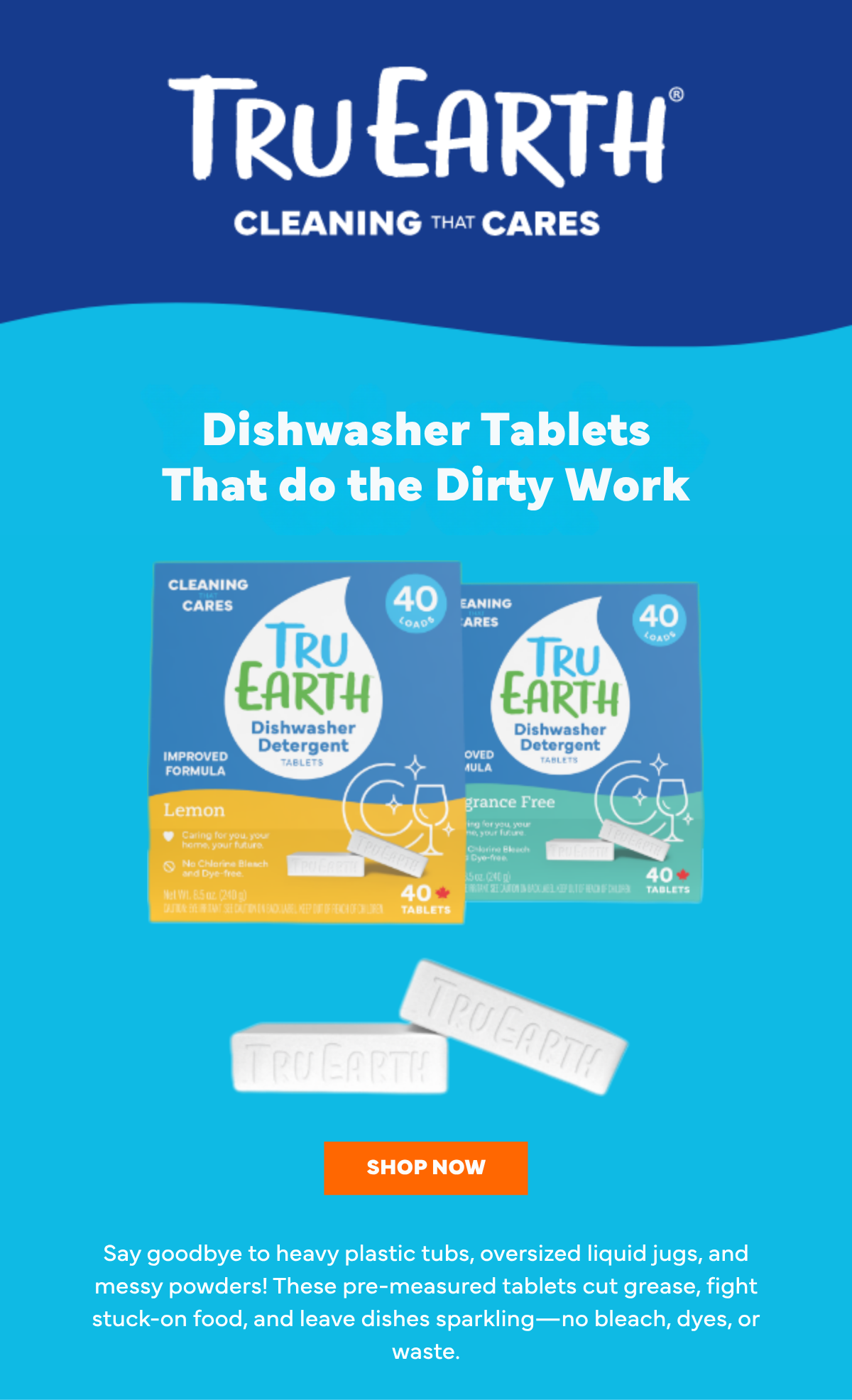 Tru Earth Dishwasher Tablets 
