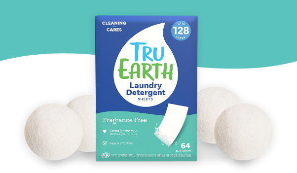 Tru Earth Laundry Detergent + Woolen Dryer Balls