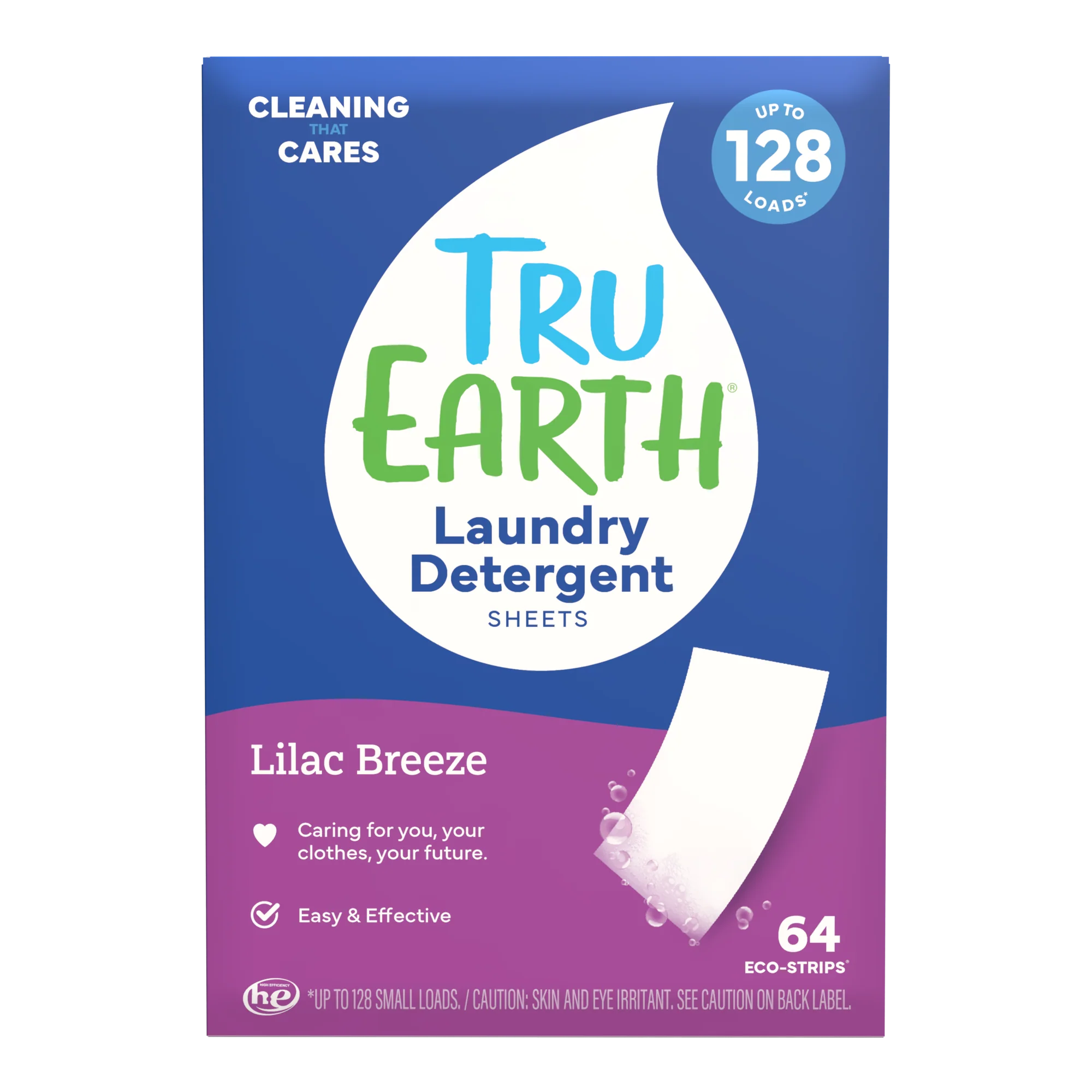 Image of Tru Earth Laundry Detergent - Lilac Breeze / 64 Strips