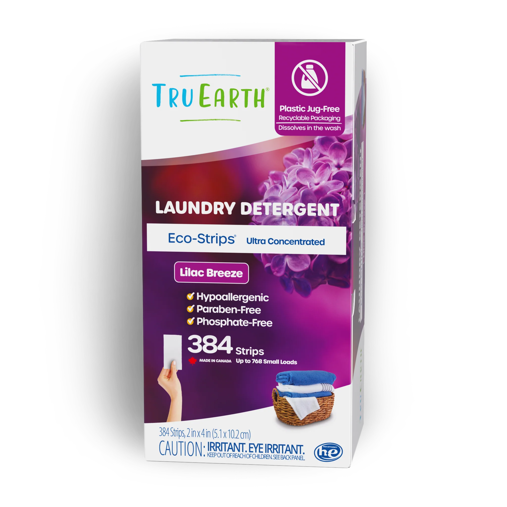 Image of Tru Earth Laundry Detergent - Lilac Breeze / 384 Strips