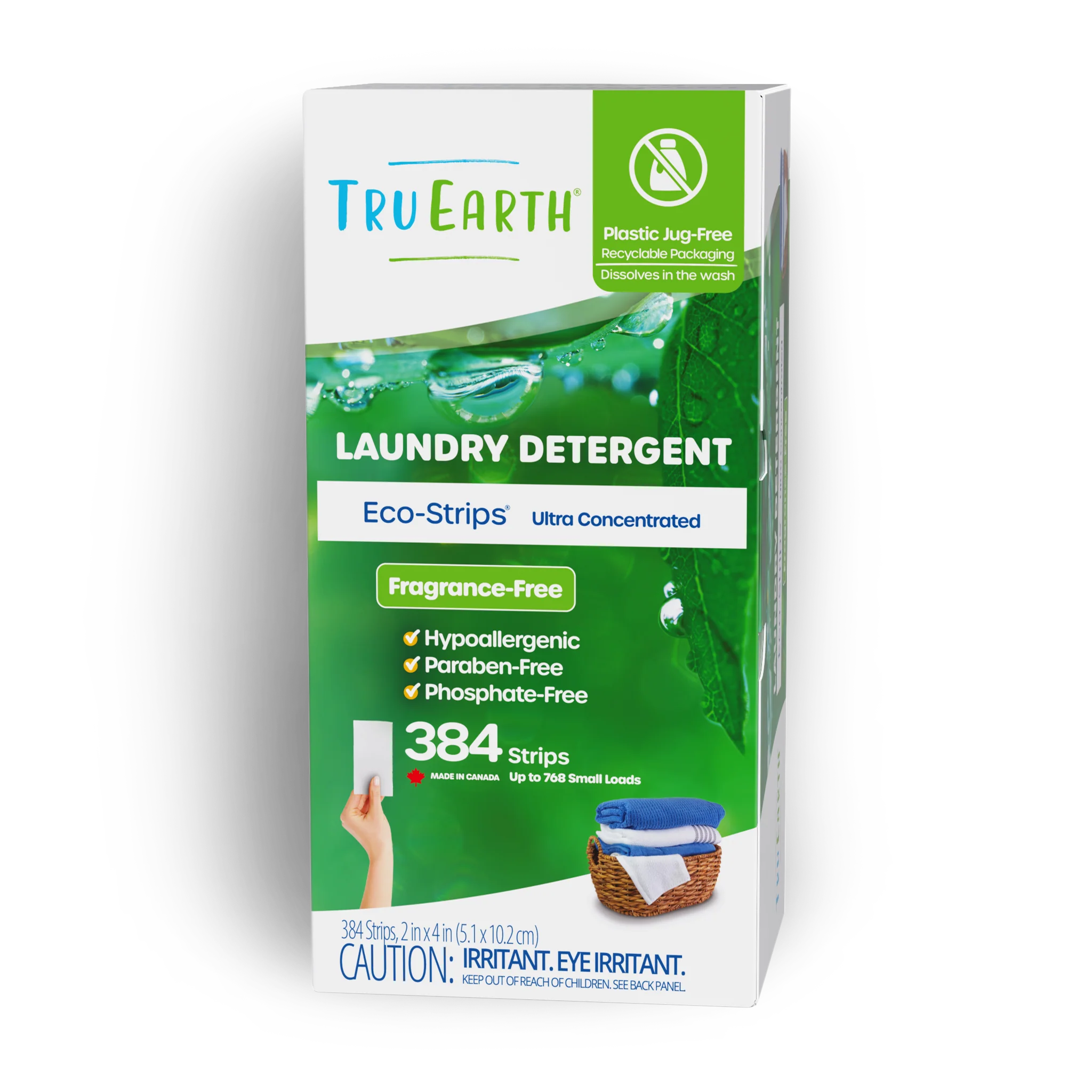 Image of Tru Earth Laundry Detergent - Fragrance-Free / 384 Strips