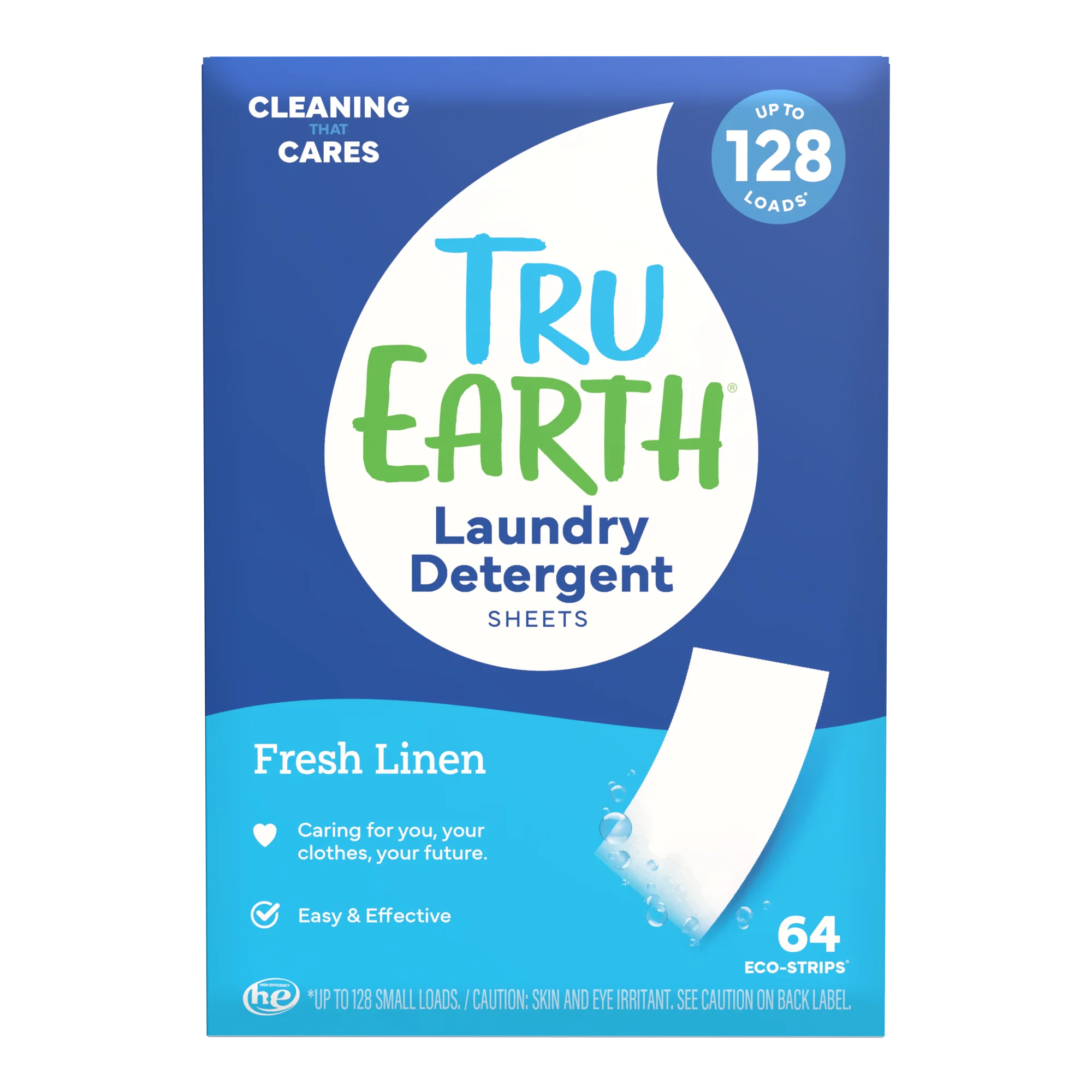 Image of Tru Earth Laundry Detergent - Fresh Linen / 64 Strips