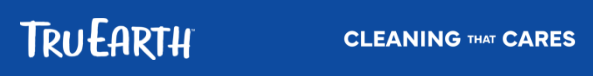 Tru Earth - Cleaning That Cares Logo - Mainline Laundry Blue Color