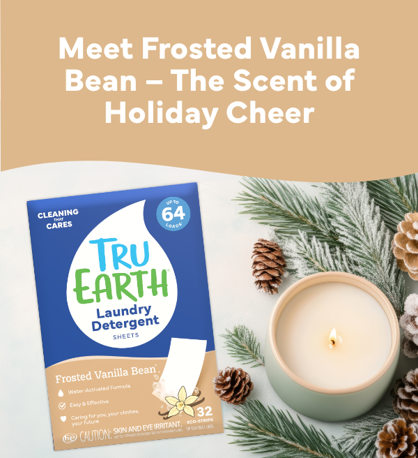 Header:  Meet Frosted Vanilla Bean — The Scent of Holiday Cheer ✨  Subheading:  A sweet gift for every laundry day — no baking required!