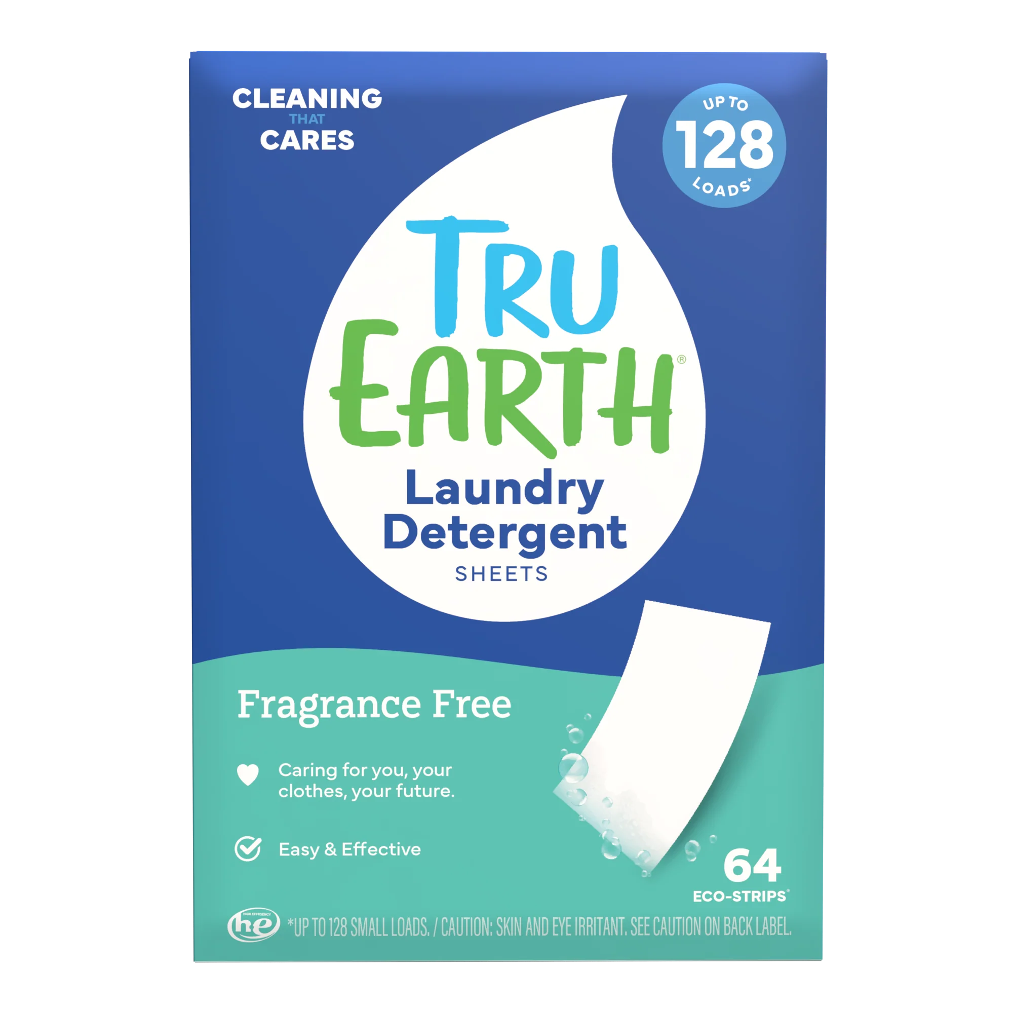 Image of Tru Earth Laundry Detergent - Fragrance-Free / 64 Strips