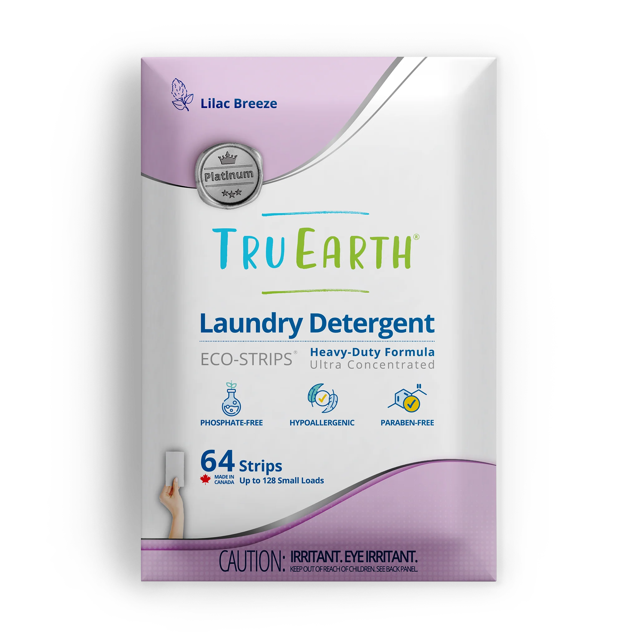 Image of Tru Earth Platinum Laundry Detergent - Lilac Breeze / 64 Strips