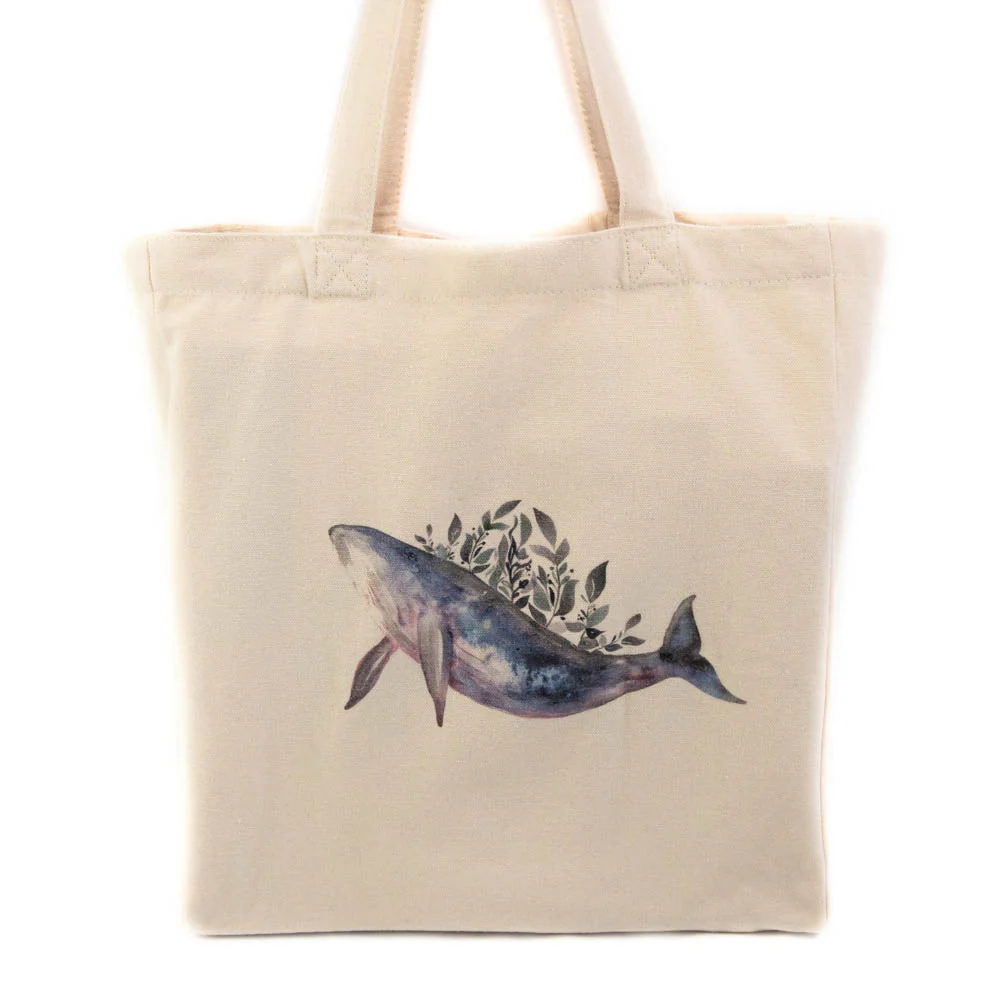 Image of Canvas Tote Bag - With Side Panels & Pocket