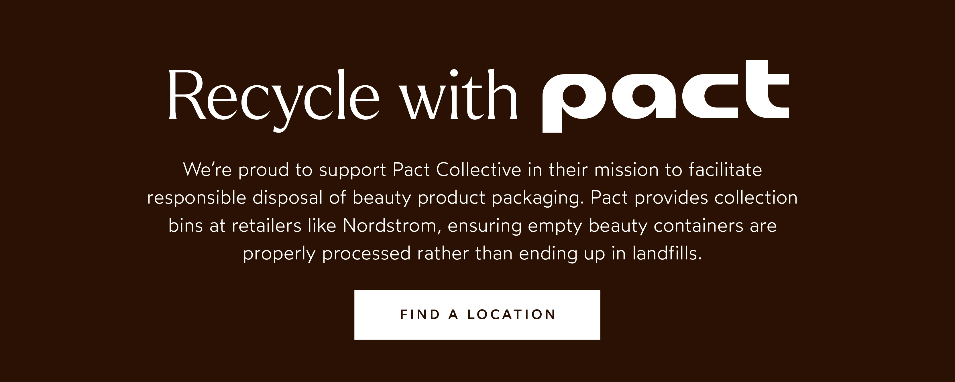 Recycle with pact
