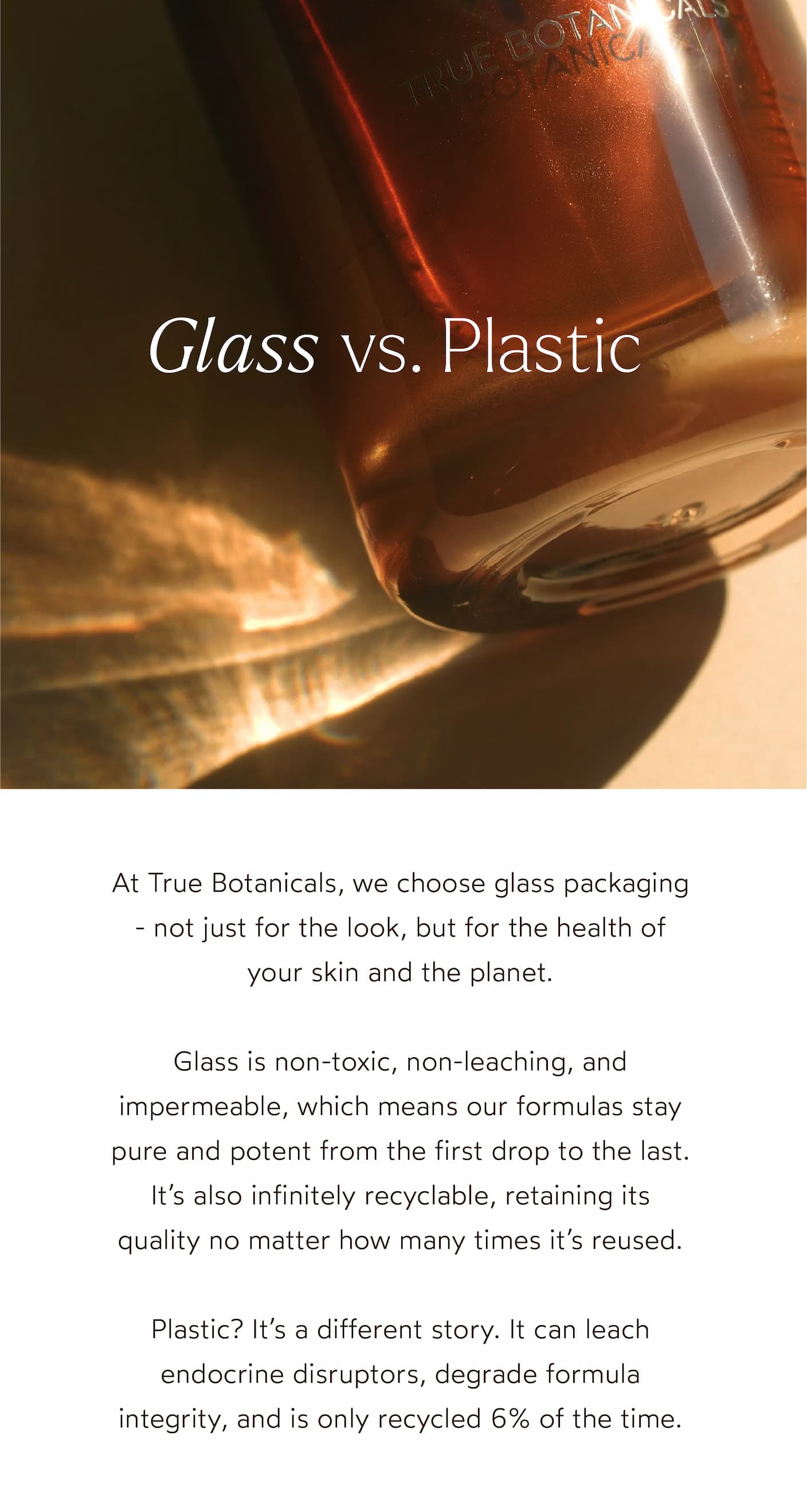 Glass vs Plastic Education