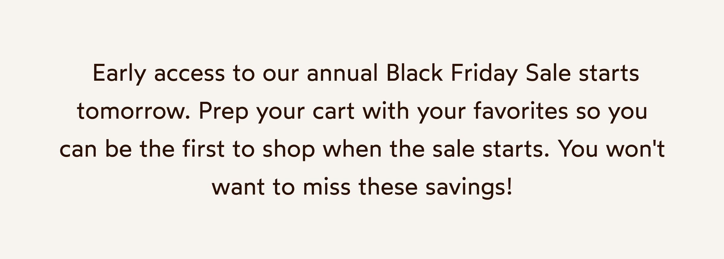 Prep Your Cart