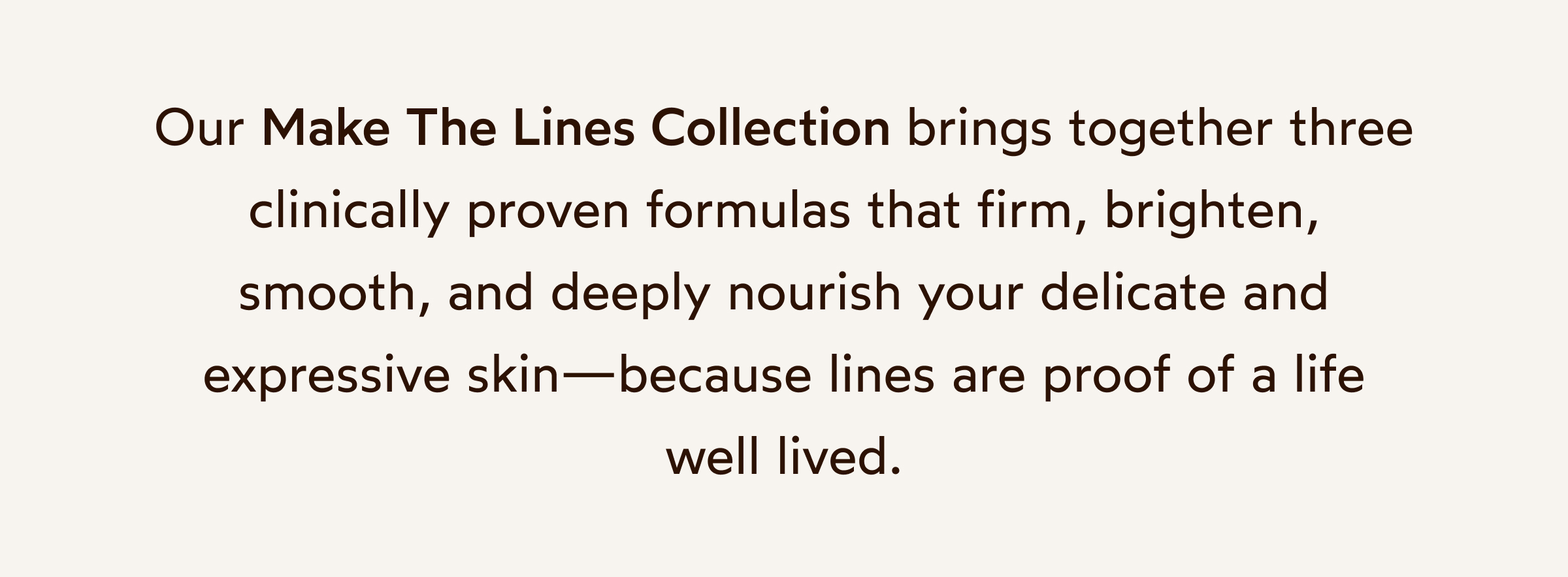 Make The Lines Collection