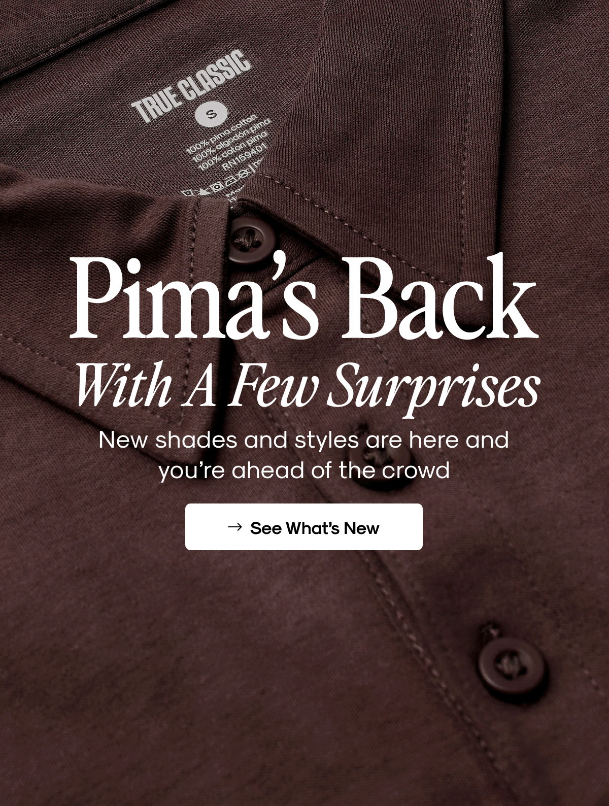 Pima’s Back With A Few Surprises