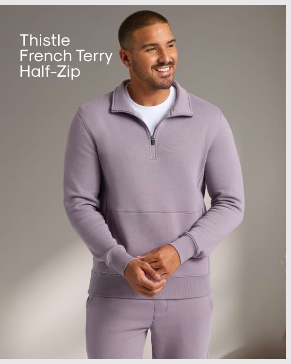 Thistle French Terry Half-Zip