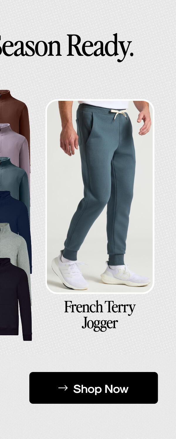 French Terry Half Jogger