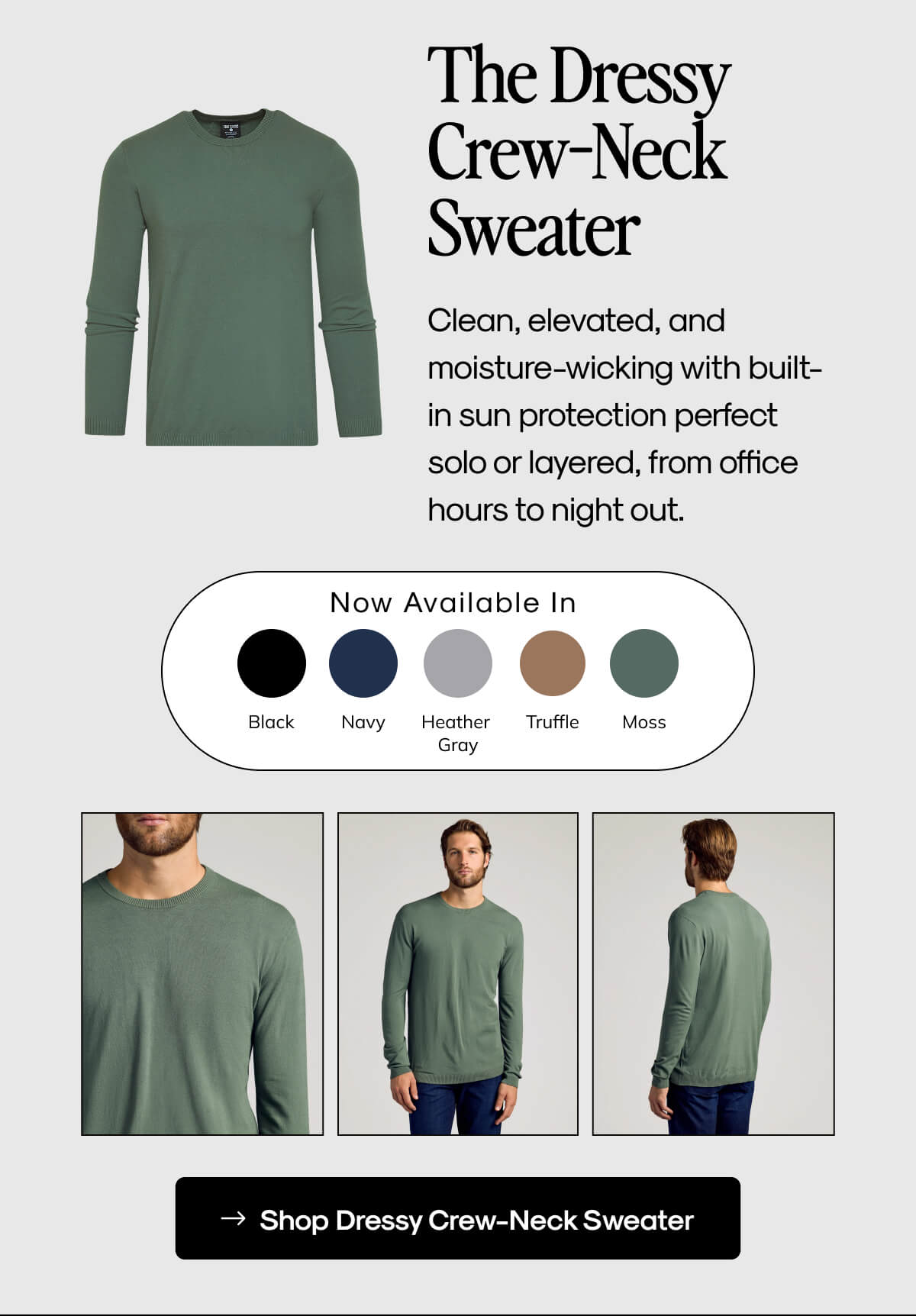 The Dressy Crew Neck Sweater