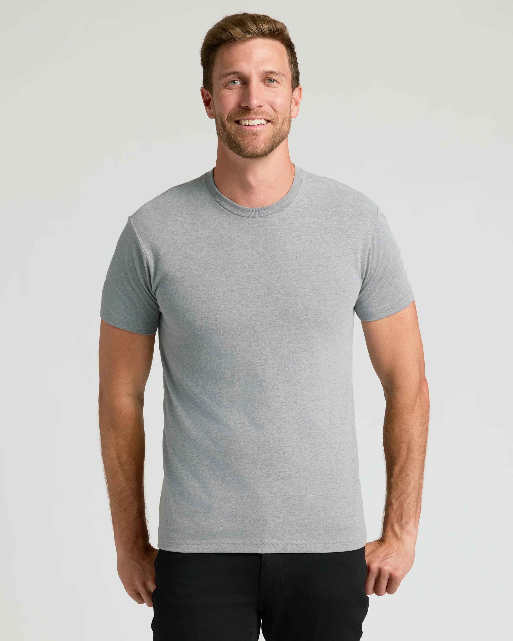 Image of Heather Gray Classic Crew Neck