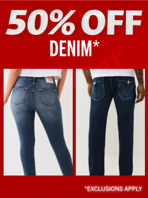 50% OFF DENIM*