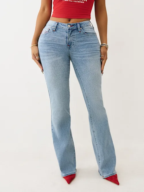SHOP BECCA MID RISE BOOTCUT JEAN