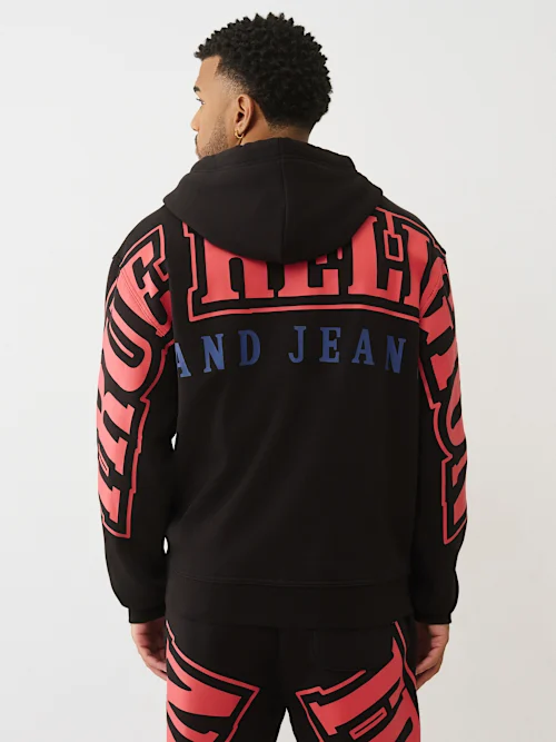 SHOP ARCHED LOGO ZIP HOODIE