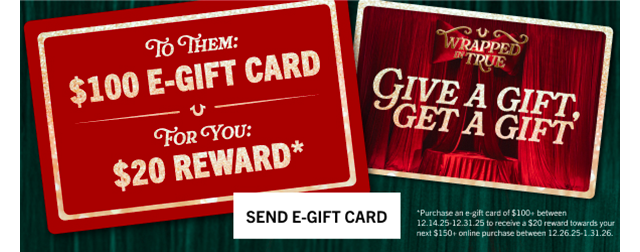 WRAPPED IN TRUE | GIVE A GIFT, GET A GIFT | SHOP NOW