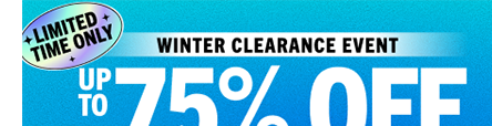UP TO 75% OFF SITEWIDE