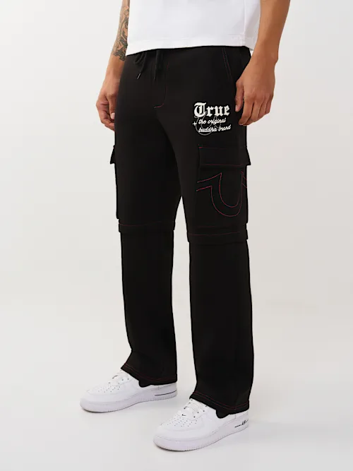 SHOP LOGO CARGO STRAIGHT LEG SWEATPANT