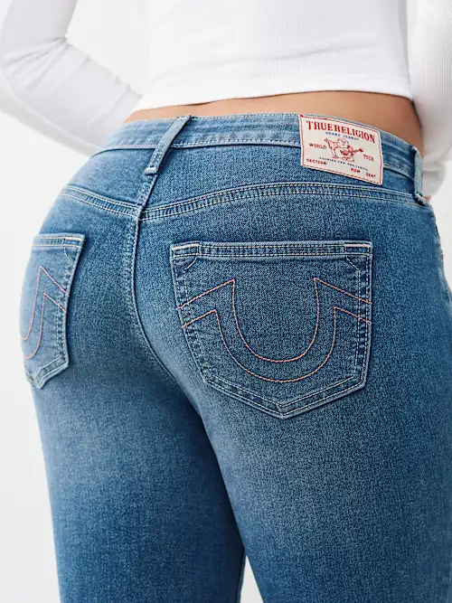 SHOP BECCA MID RISE BOOTCUT JEAN