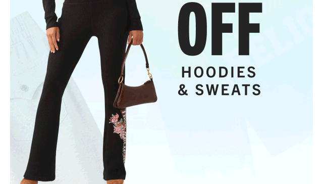LIMITED TIME ONLY | UP TO 50% OFF HOODIES & SWEATS