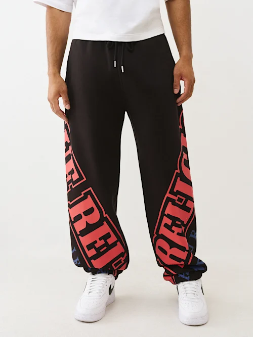 SHOP OVERT ARCHED LOGO BAGGY JOGGER