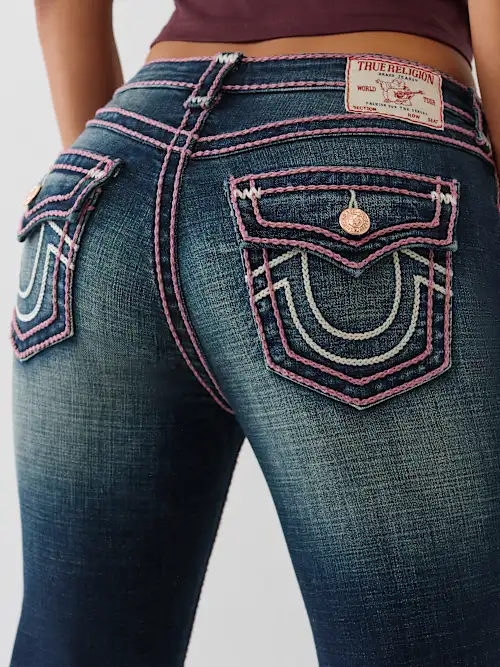 SHOP BECCA ROPE STITCH BOOTCUT JEAN