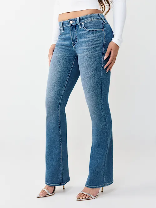 SHOP BECCA MID RISE BOOTCUT JEAN