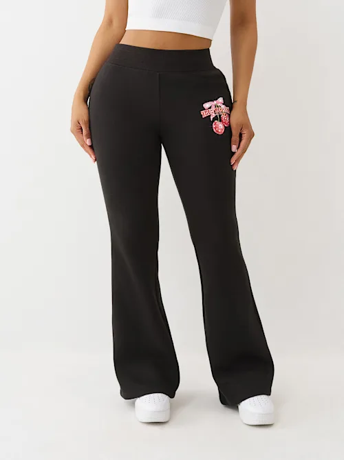 SHOP CHERRY BOOTCUT SWEATPANT