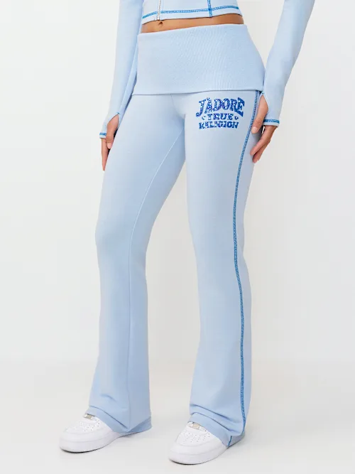 SHOP CRYSTAL J'ADORE FOLDOVER BOOTCUT PANT
