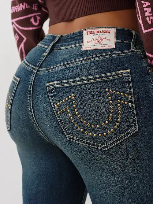 SHOP HALLE HIGH RISE SKINNY JEAN