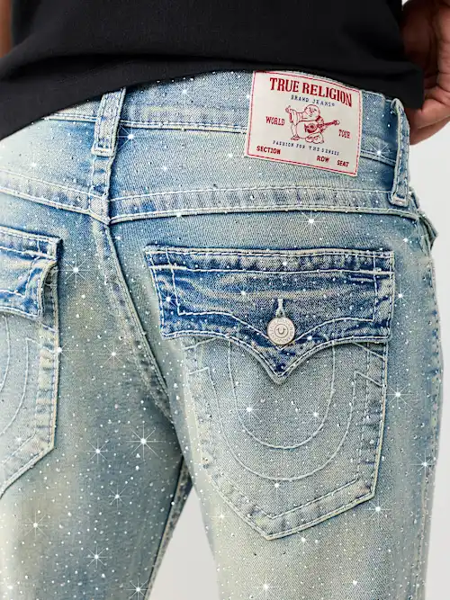 SHOP BILLY BIG T FLAP RHINESTONE BOOTCUT JEAN 34"