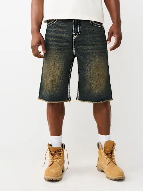 SHOP VINNY SUPER T FRAYED HEM FLAP ULTRA BAGGY SHORT