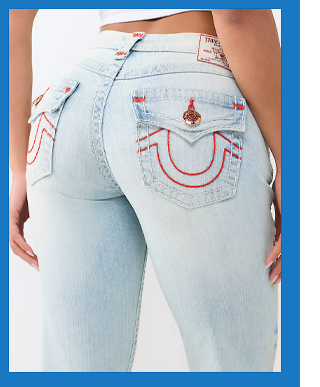 SHOP BILLIE MID RISE SUPER T FLAP STRAIGHT JEAN