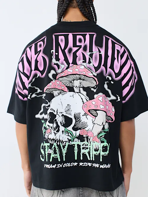 SHOP TRIPPY HEAVYWEIGHT OVERSIZED TEE