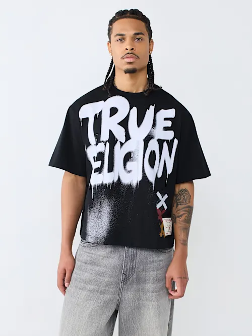 SHOP GRAFFITI LOGO BOXY TEE